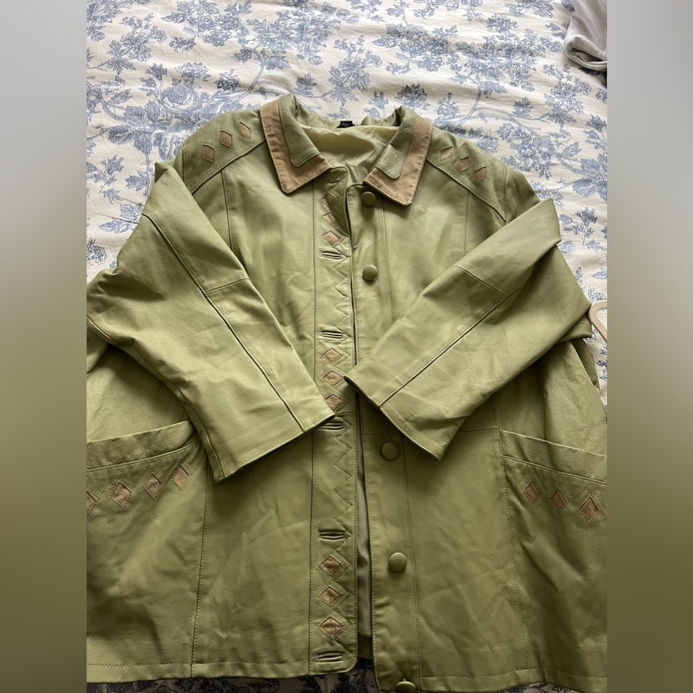 VINTAGE Scottish GENUINE leather jacket.